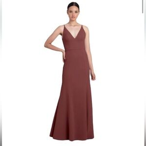 Jenny Yoo Taryn Dress S6 Cinnamon Rose